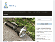 Tablet Screenshot of nicelab.org